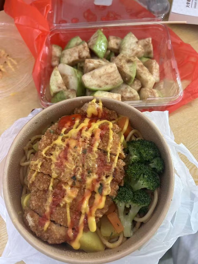 校内餐食实拍