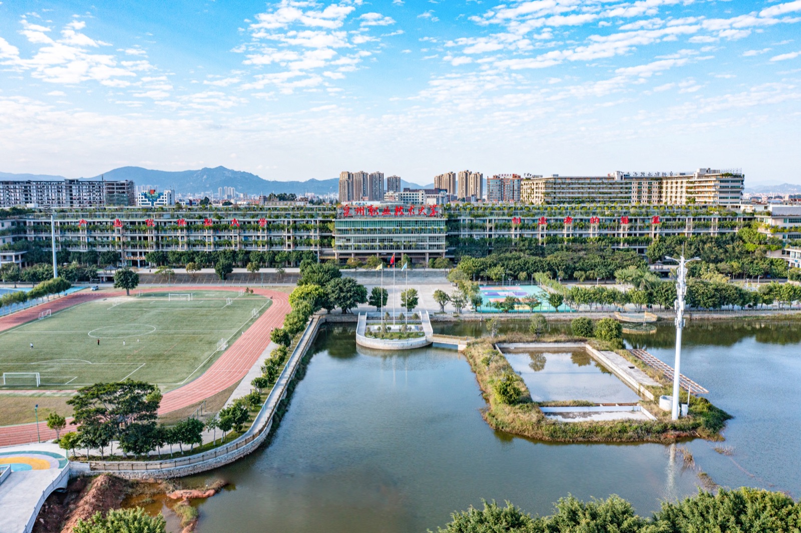 泉州职业技术大学晋江校区校园全景